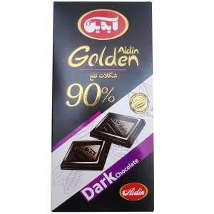 شکلات تابلت تلخ 90درصد آیدین 100گرمی